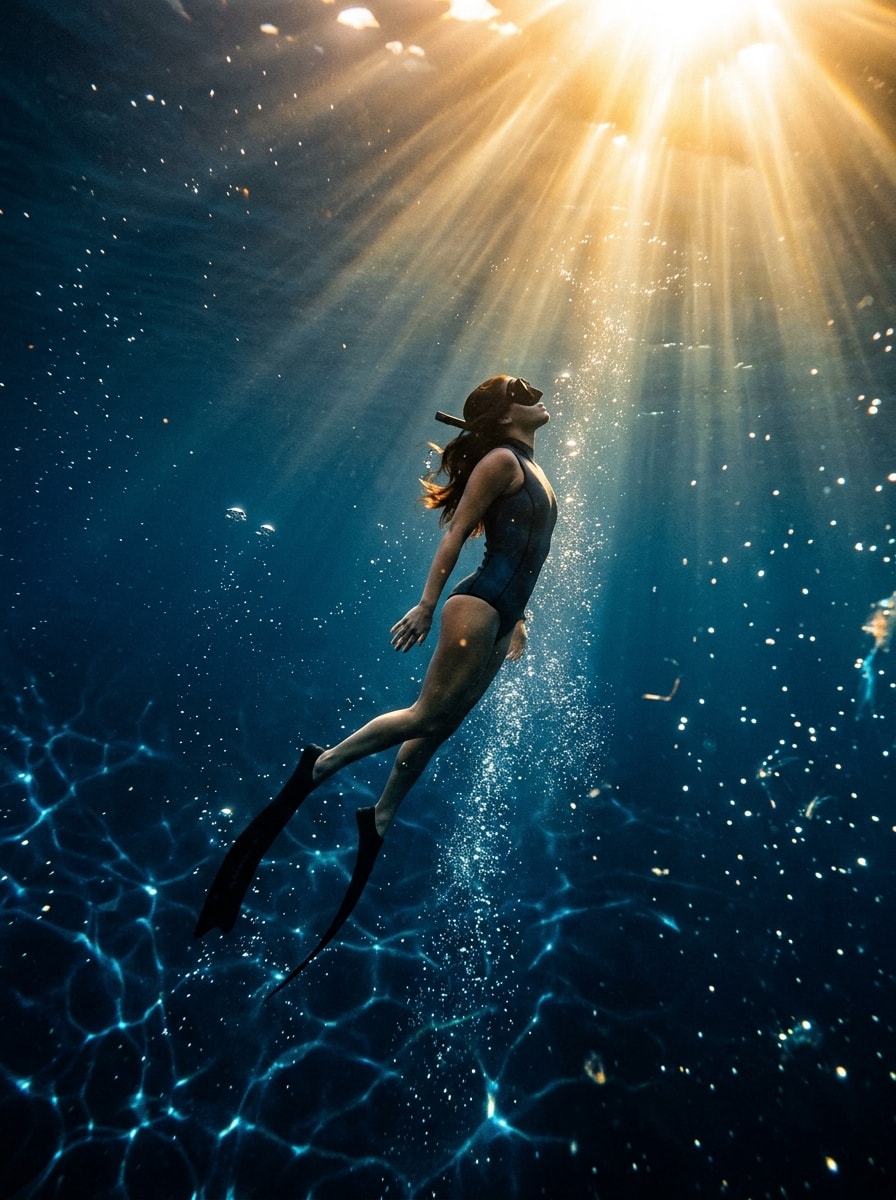 Khoảnh khắc luyện tập dưới nước của Aqua Spirit Club